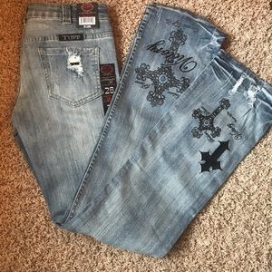 NWT Cowgirl Tuff Jeans 28x35